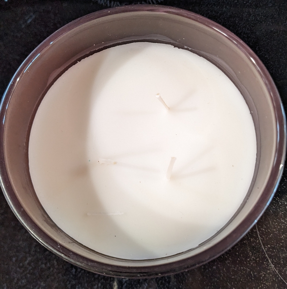 Sand + Fog Espresso Natural Wax Blend Candle Neutral Scent For Both 21 oz 3 Wick - Picture 2 of 3